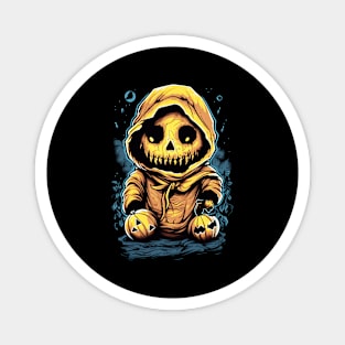 Eerie Halloween Ghoul Art - Spooky Season Delight Magnet